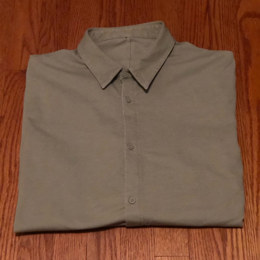 Lululemon Mens Commission Long-Sleeve Shirt Oxford XL
